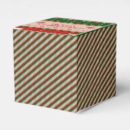 Caja Para Regalos Favor Box "CHRISTMAS KNIT" Gift Box