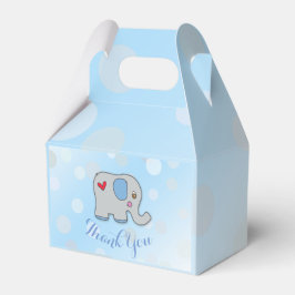 Caja Para Regalos Favor Box - Elefante Bebé