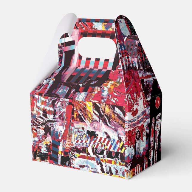 Caja Para Regalos Favor Box – Fragmented Pulse (Front Side)