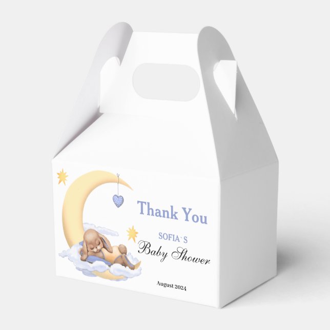 Caja Para Regalos Favor Box -"Gracias" (Front Side)
