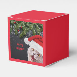 Caja Para Regalos Favor Box, Merry Hissmas