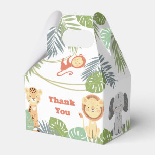 Caja Para Regalos Favor Box para el primer cumpleaños con animales l