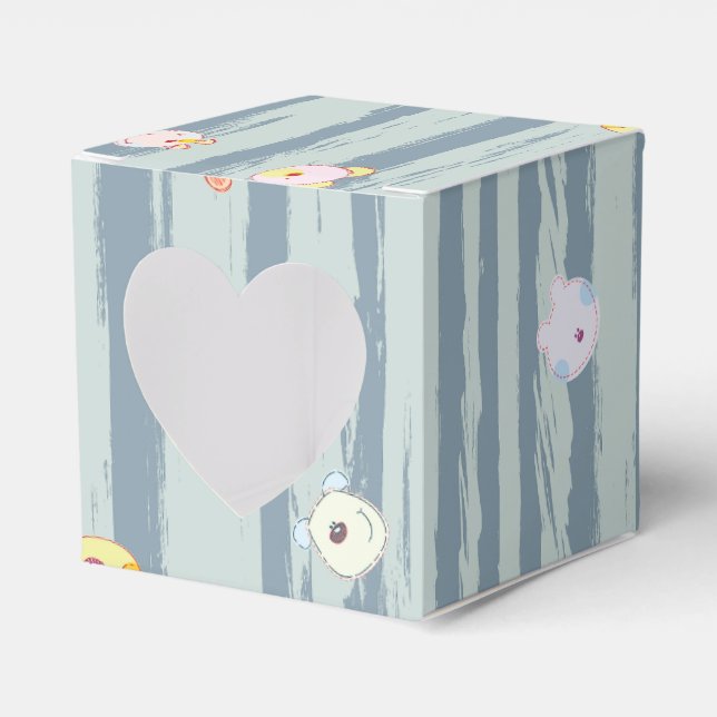 Caja Para Regalos Favor Box – Whimsy Faces (Anverso)
