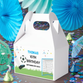Caja Para Regalos Favor Boxes Futbol Soccer Birthday boy party 