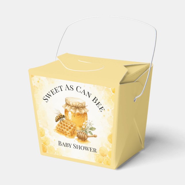 Caja Para Regalos Favor de baby shower neutral para género Dulce Com (Front Side)