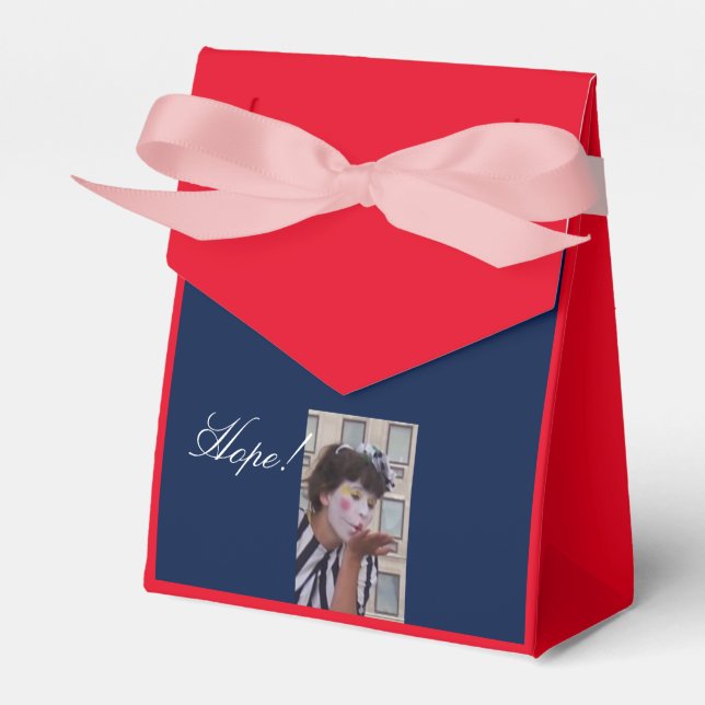 Caja Para Regalos Favor de Boda Agradecimiento (Front Side)