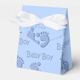 Caja Para Regalos Favor De La Fiesta De La Huella De Los Pies Peque