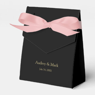 Caja Para Regalos Favor del logotipo del patrón oro del patrón oro y