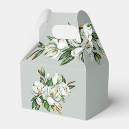 Caja Para Regalos Favoritos de Magnolia Acuarela Verde