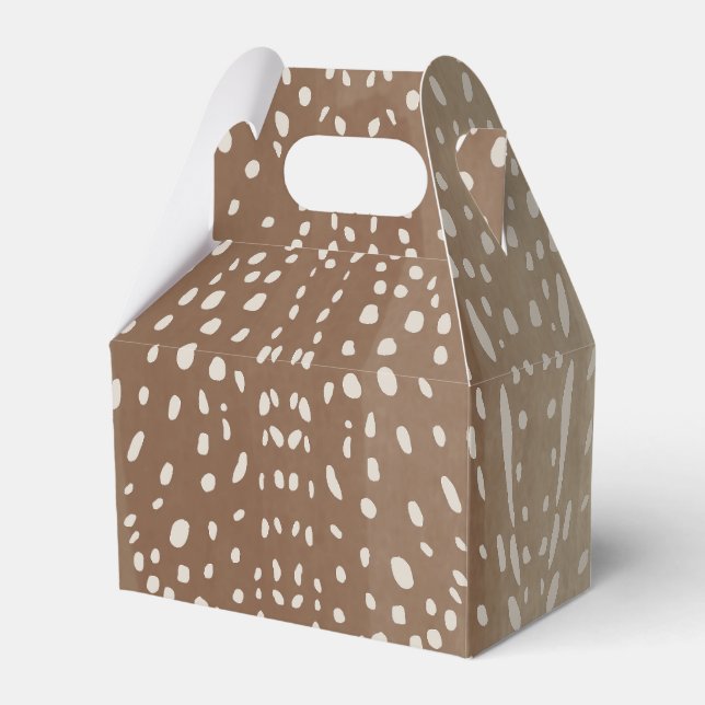 Caja Para Regalos Fawn Spots Baby Deer Animal Print Pattern (Front Side)