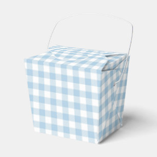 Caja Para Regalos Faye y Lauren a cuadros azules