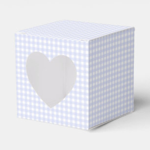 Caja Para Regalos Faye y Lauren Azul Pastel a Cuadros