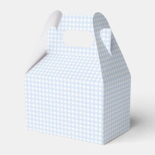 Caja Para Regalos Faye y Lauren Gingham Pastel Azul
