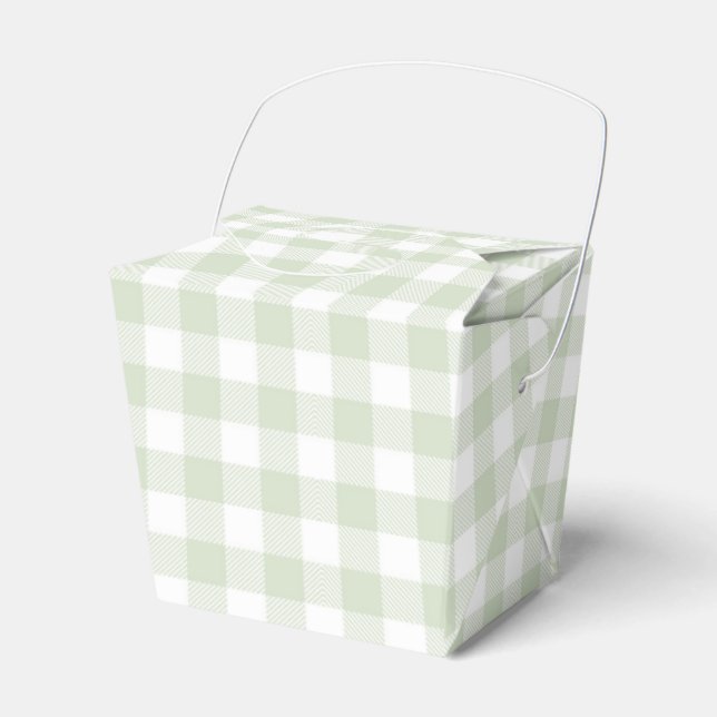 Caja Para Regalos Faye y Lauren Green Plaid (Front Side)
