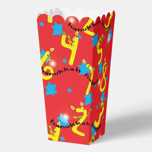 Caja Para Regalos Felices números de Hanukkah (Reverso )