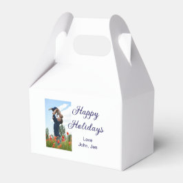 Caja Para Regalos Felices vacaciones padre hijo Navidades regalos fa