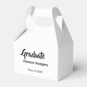 Caja Para Regalos Felicidades graduado nombre fecha año clase univer