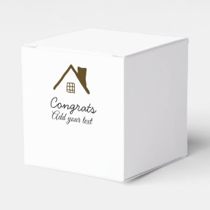 Caja Para Regalos Felicitaciones a la inauguración de nuevos inmuebl