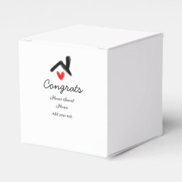 Caja Para Regalos Felicitaciones a la inauguración de nuevos inmuebl