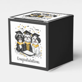 Caja Para Regalos Felicitaciones Graduación Shih Tzu Perros