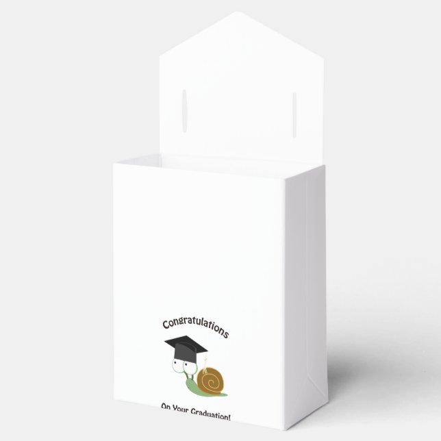 Caja Para Regalos Felicitaciones por tu caracol de graduación (Abierto)
