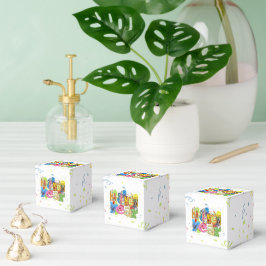 Caja Para Regalos Feliz Año Nuevo