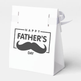 Caja Para Regalos Feliz bigote del día del padre | Favor Box