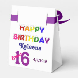 Caja Para Regalos Feliz cumpleaños 16