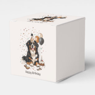 Caja Para Regalos Feliz cumpleaños Bernese Mountain Dog