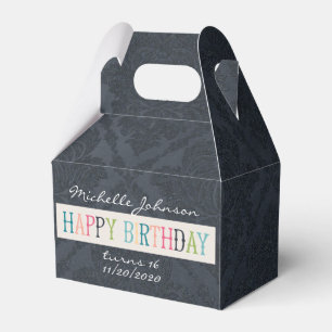 Caja Para Regalos Feliz cumpleaños grande