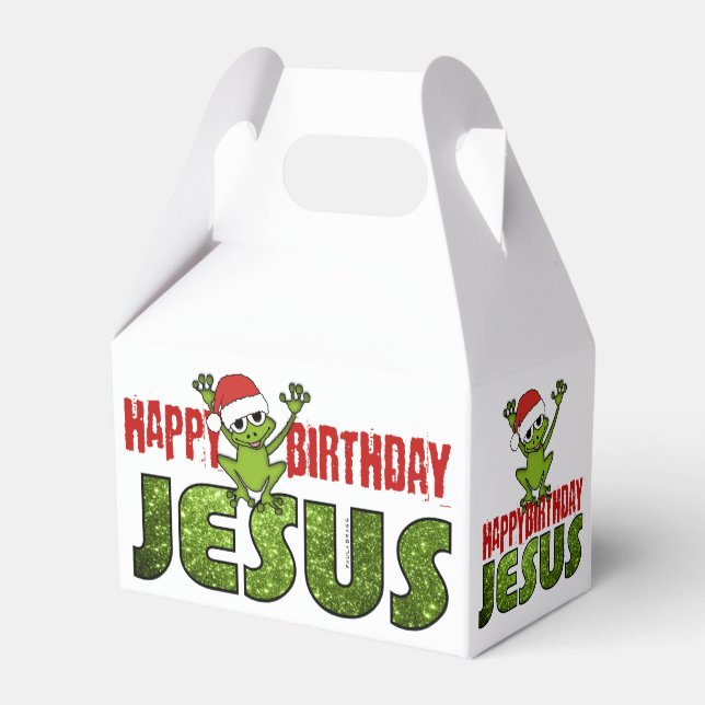 Caja Para Regalos Feliz cumpleaños, Jesús (Reverso)