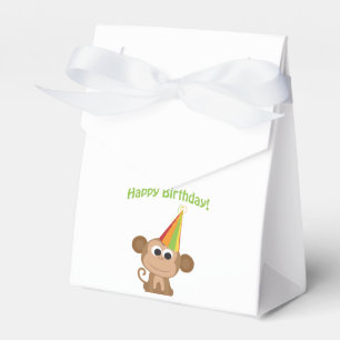 Caja Para Regalos ¡Feliz cumpleaños! Mono