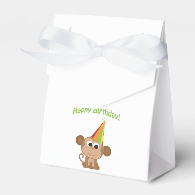 Caja Para Regalos ¡Feliz cumpleaños! Mono (Front Side)