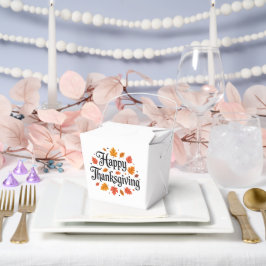 Caja Para Regalos Feliz Día de Acción de Gracias