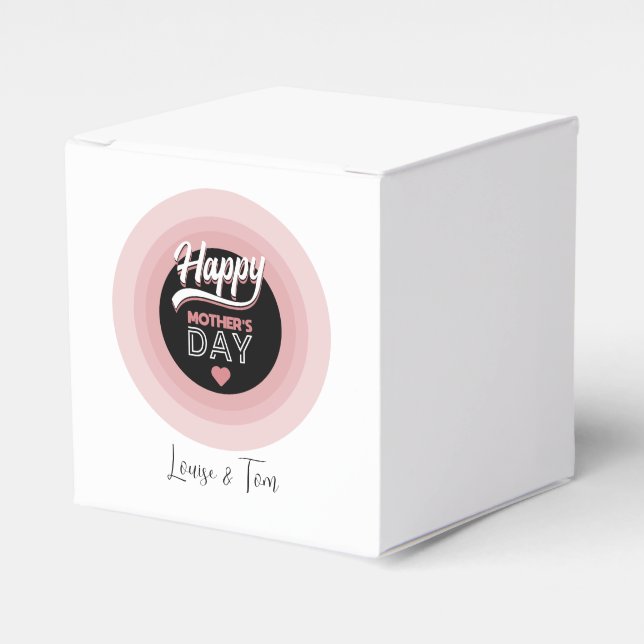 Caja Para Regalos Feliz día de la madre (Costado Anverso)