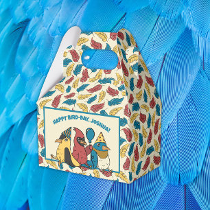 Caja Para Regalos Feliz Día del Ave Personalizado Aves tema Cumpleañ