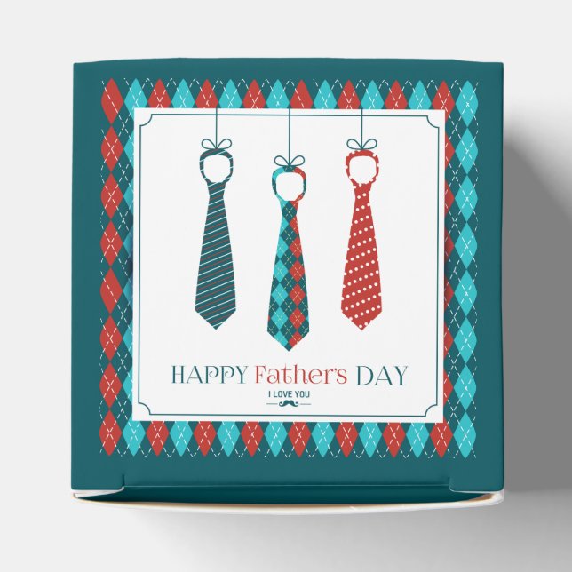 Caja Para Regalos Feliz Día del Padre (Parte superior)