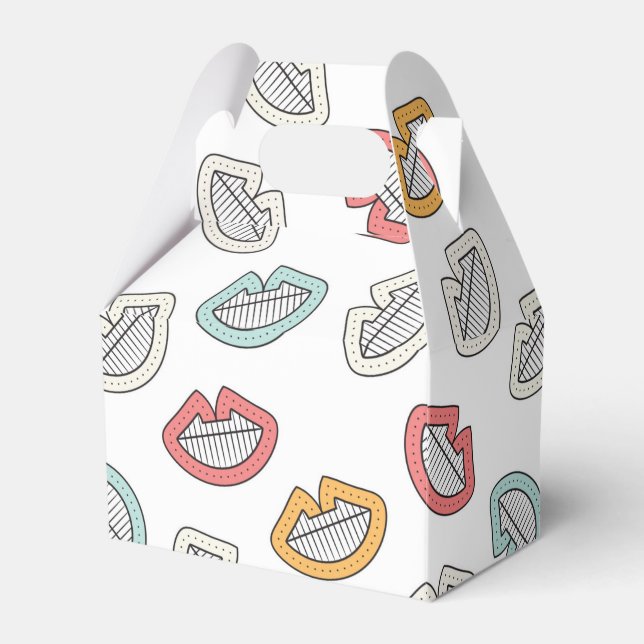 Caja Para Regalos Feliz Doodle Laugh (Front Side)