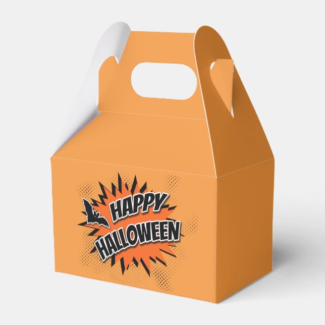 Caja Para Regalos Feliz Halloween (Reverso)
