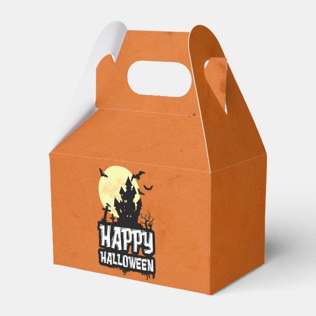 Caja Para Regalos Feliz Halloween (Reverso)