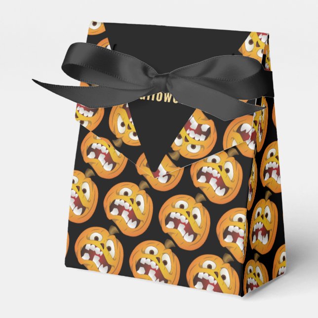 Caja Para Regalos Feliz Halloween Scary Jack o Lantern Pumpkin (Front Side)