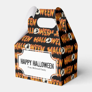 Caja Para Regalos Feliz Halloween Spook