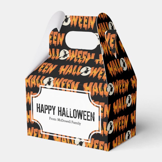 Caja Para Regalos Feliz Halloween Spook (Front Side)