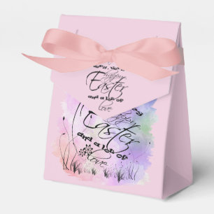 Caja Para Regalos Feliz Ilustracion de caligrafía púrpura rosa rosa