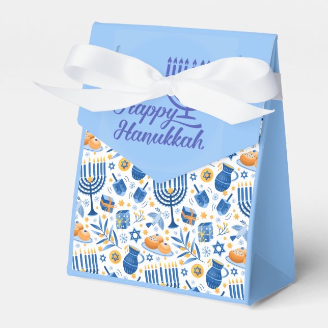 Caja Para Regalos Feliz Janucá (Front Side)