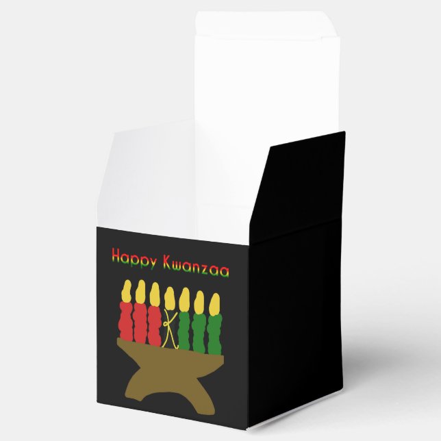 Caja Para Regalos Feliz Kwanzaa Kinara (Abierto)