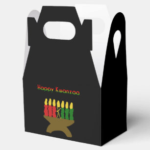 Caja Para Regalos Feliz Kwanzaa Kinara