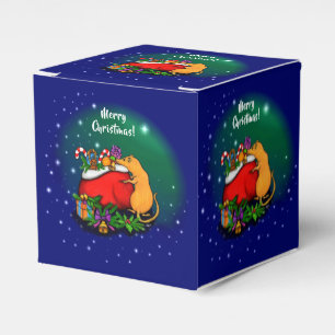 Caja Para Regalos Feliz Navidad con el príncipe rata