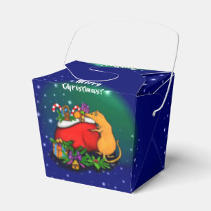 Caja Para Regalos Feliz Navidad con el príncipe rata