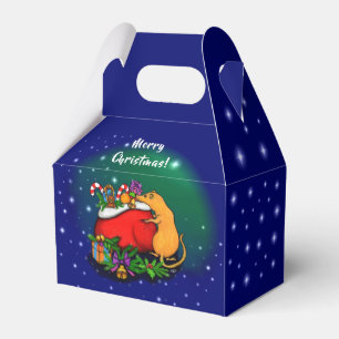 Caja Para Regalos Feliz Navidad con el príncipe rata